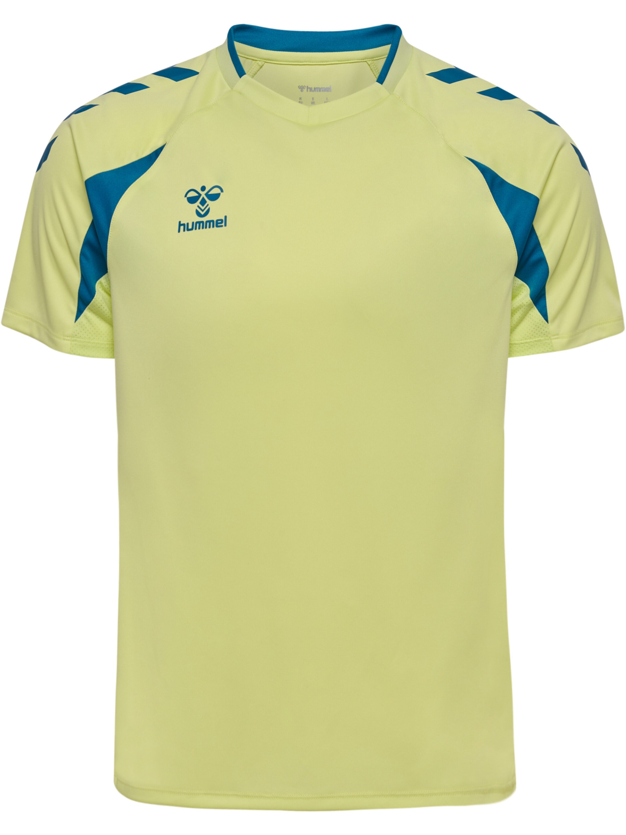 Hummel Functioneel shirt in Geel: voorkant