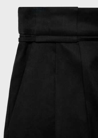MANGO Regular Pants 'Paulo' in Black