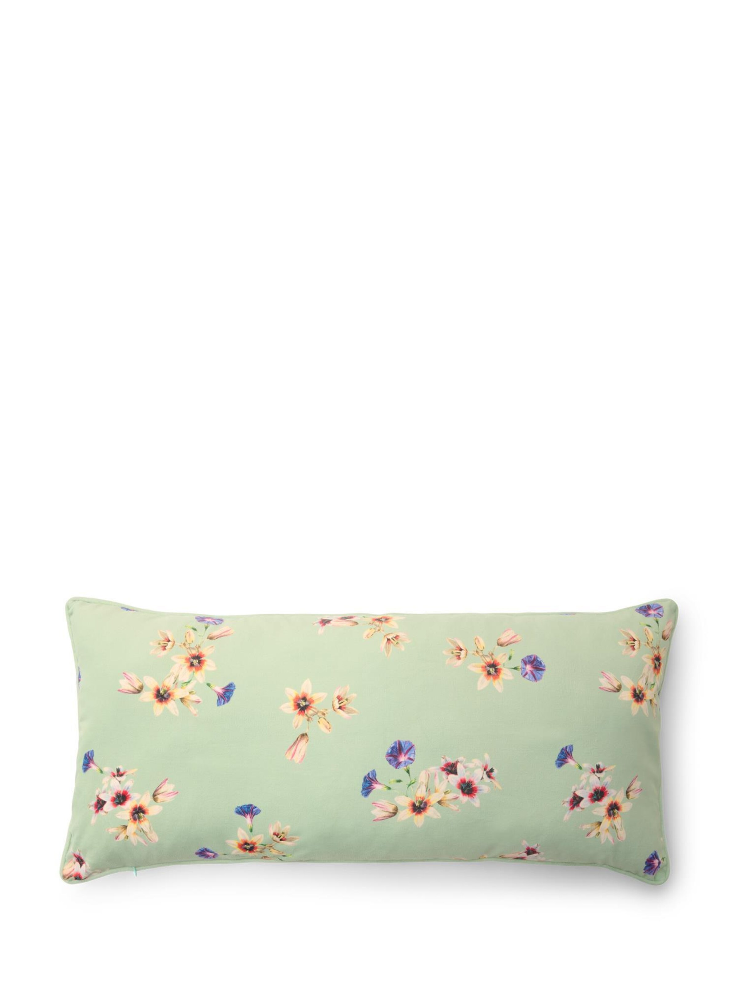 ESSENZA Pillow 'Fiora' in Green: front