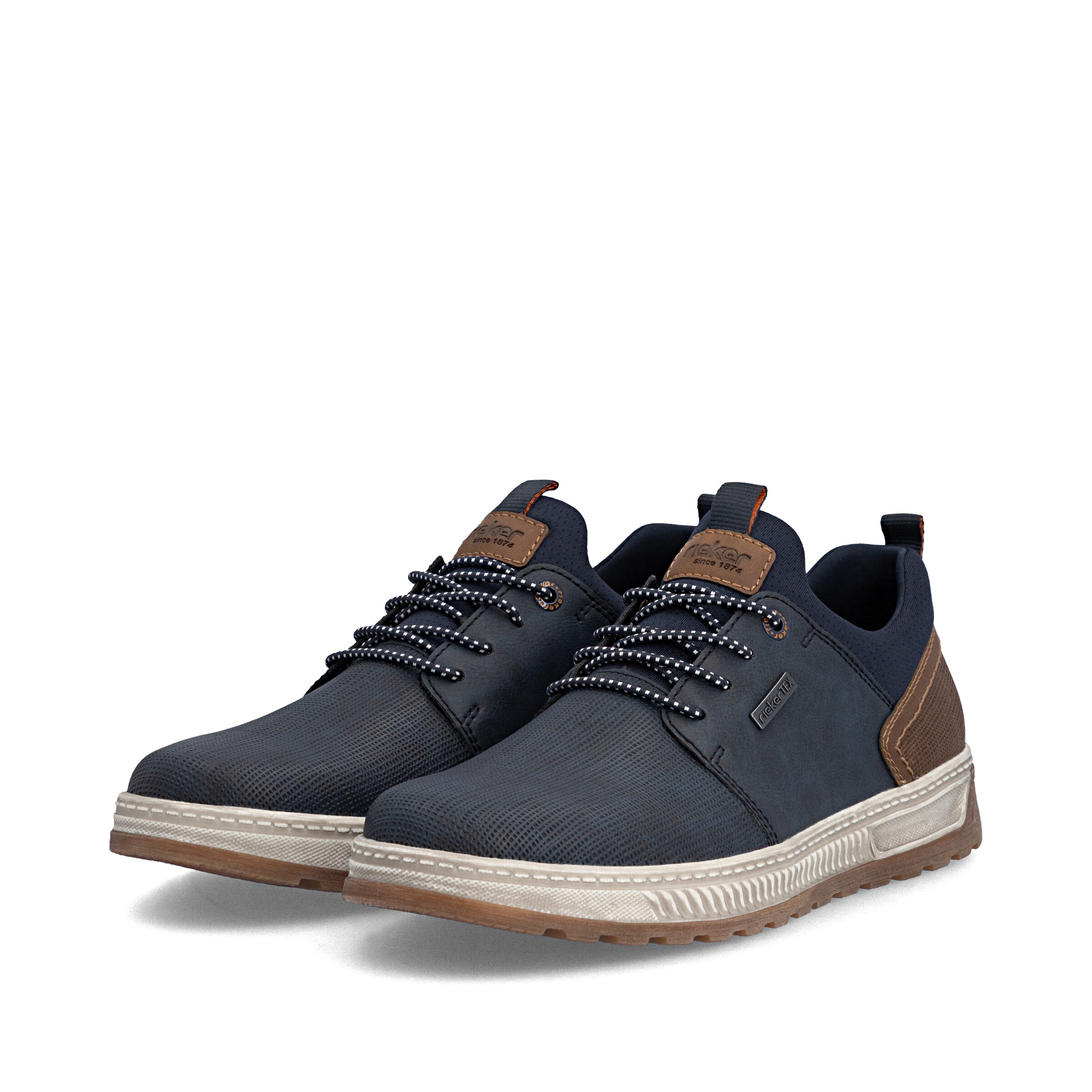 Chaussure à lacets Rieker en bleu