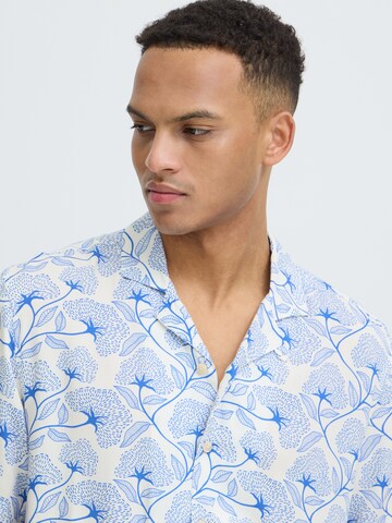 BLEND Regular fit Button Up Shirt 'BHARIAN' in Blue