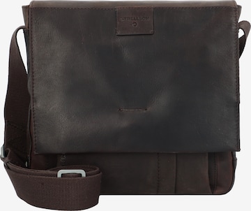 STRELLSON - Mala de ombro 'Brick Lane Jeremy' em castanho: frente