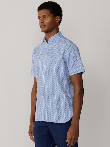 Hackett London Regular fit Button Up Shirt 'Clay' in Blue