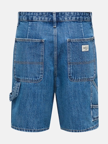 Only & Sons Lużny krój Jeansy 'ONSFade' w kolorze niebieski