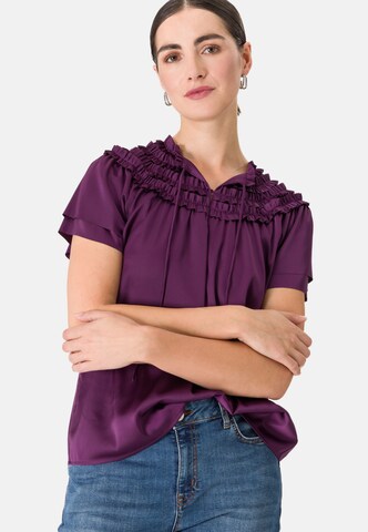 zero Blouse in Purple: front