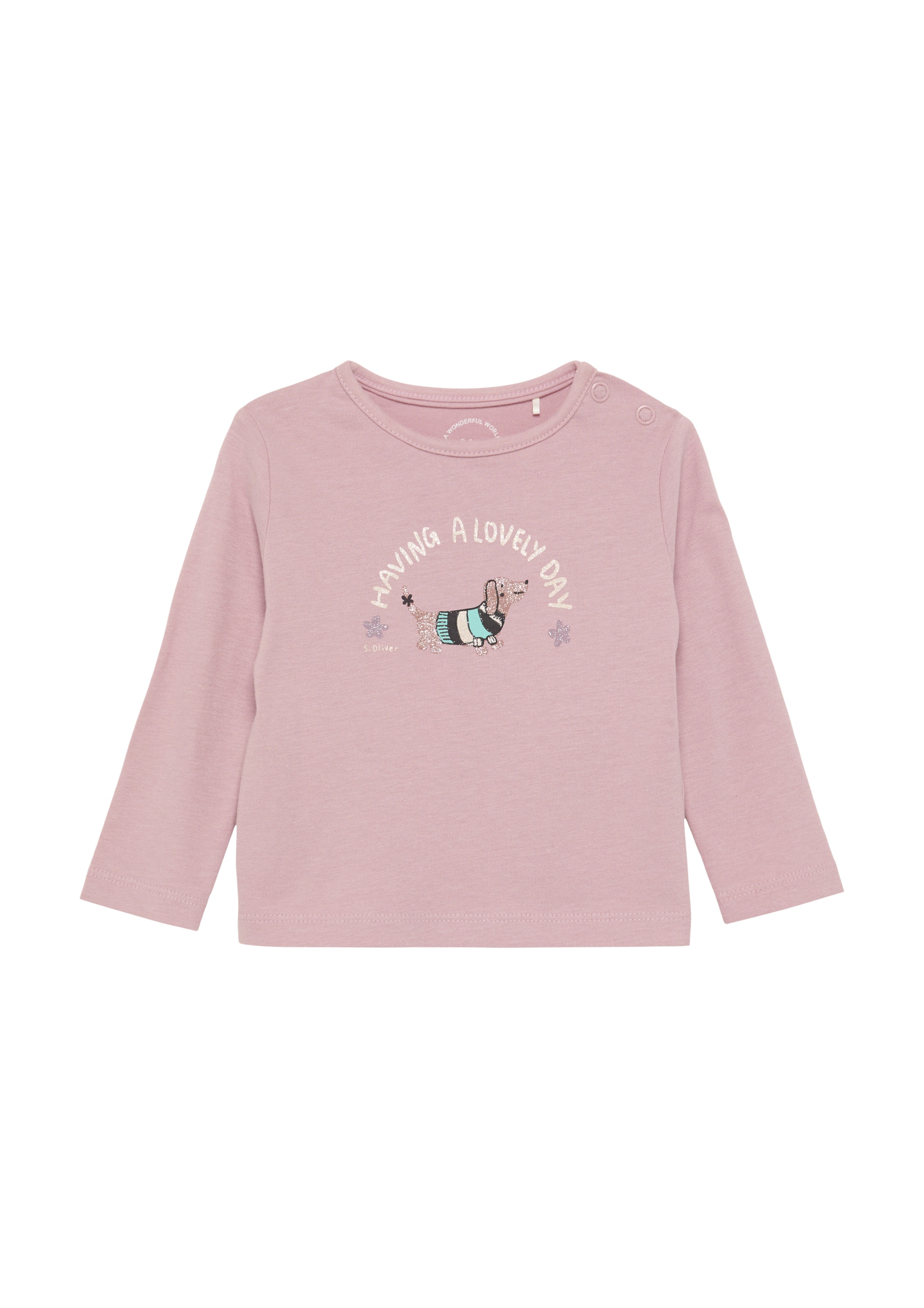 s.Oliver Shirt in Roze: voorkant