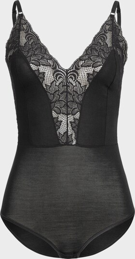 Erlich Textil Spitzenbody 'Hannah' in schwarz, Produktansicht