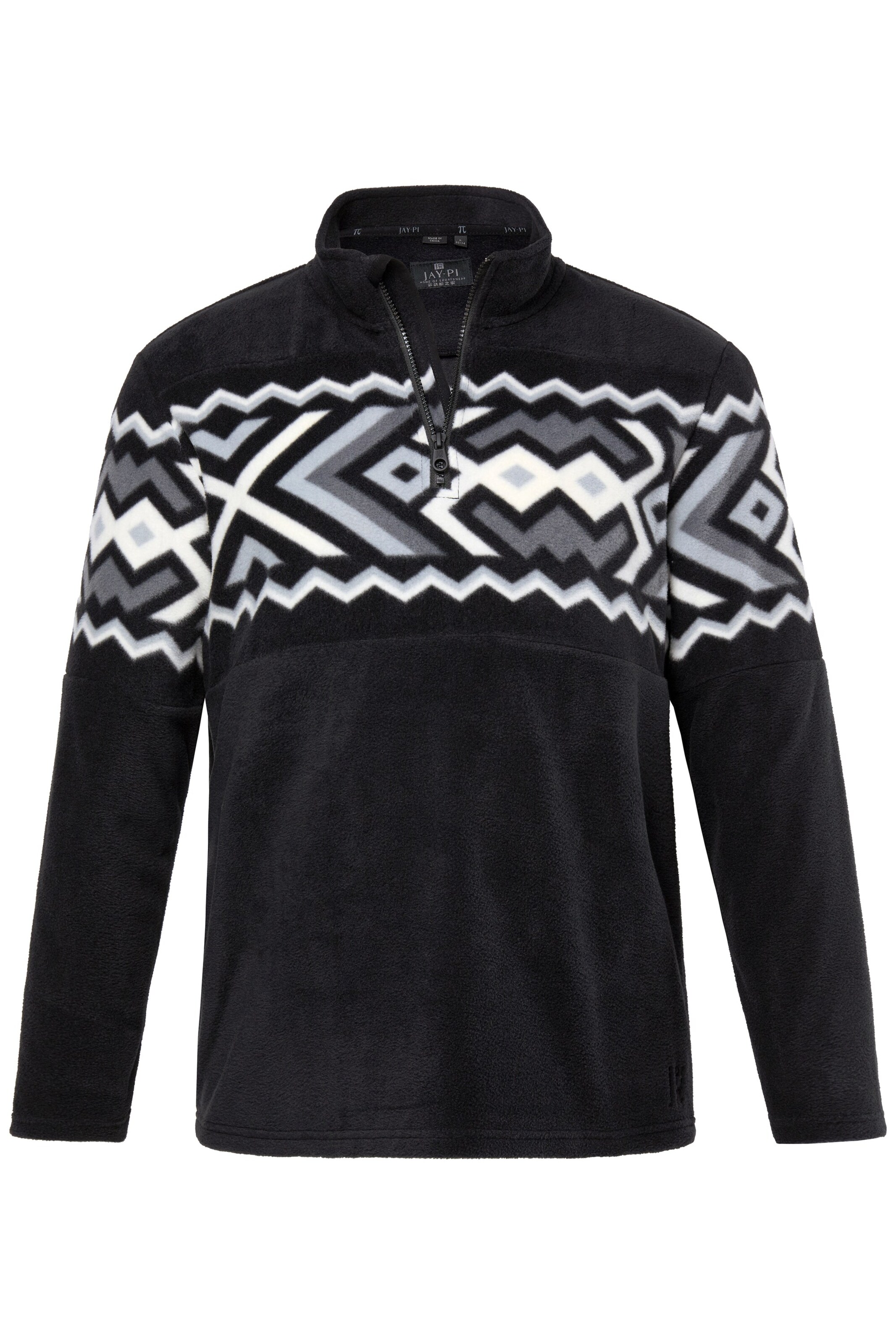 JAY-PI Sweatshirt in Zwart: voorkant