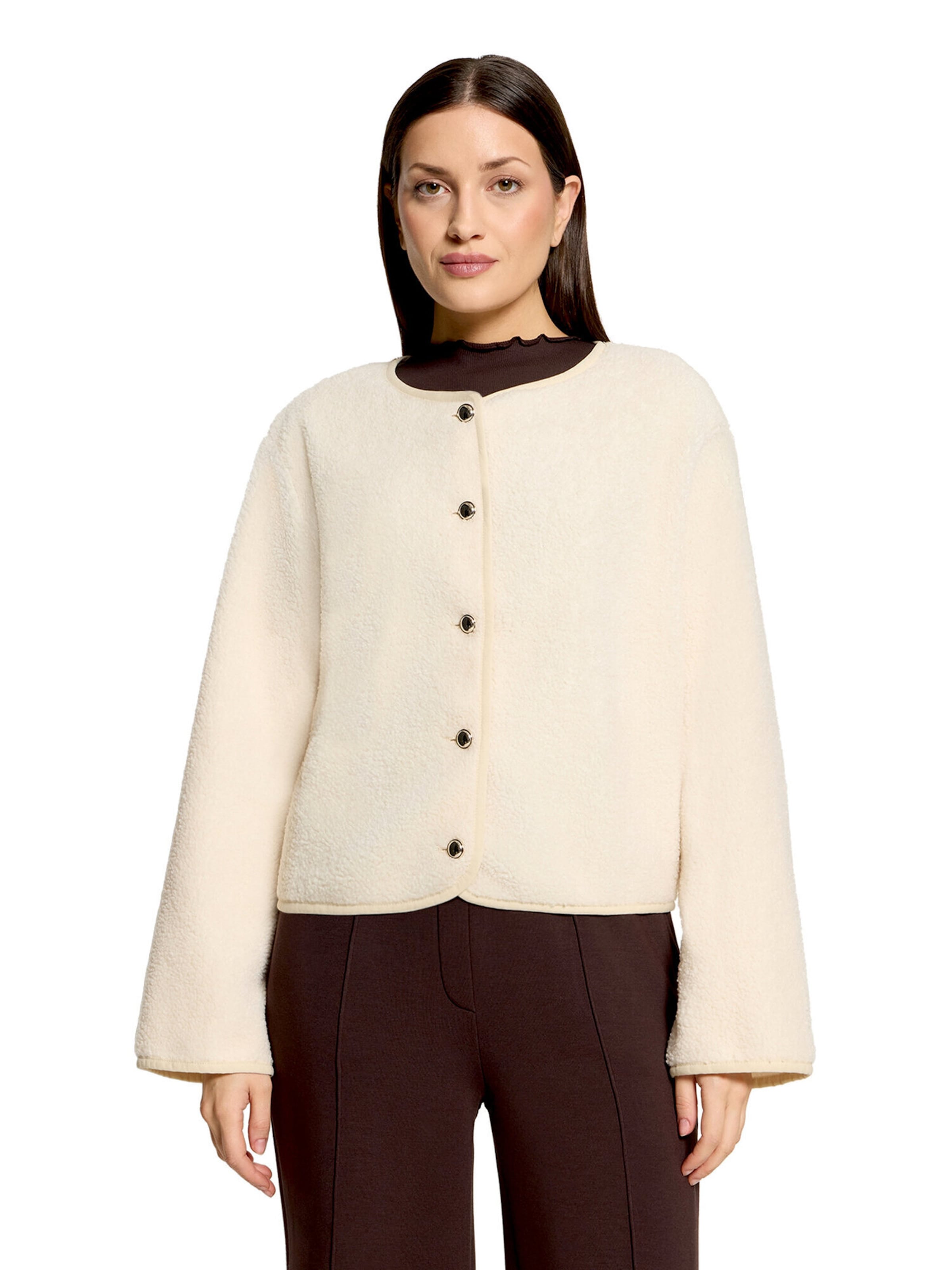 Giacca di felpa di Cartoon in beige: frontale