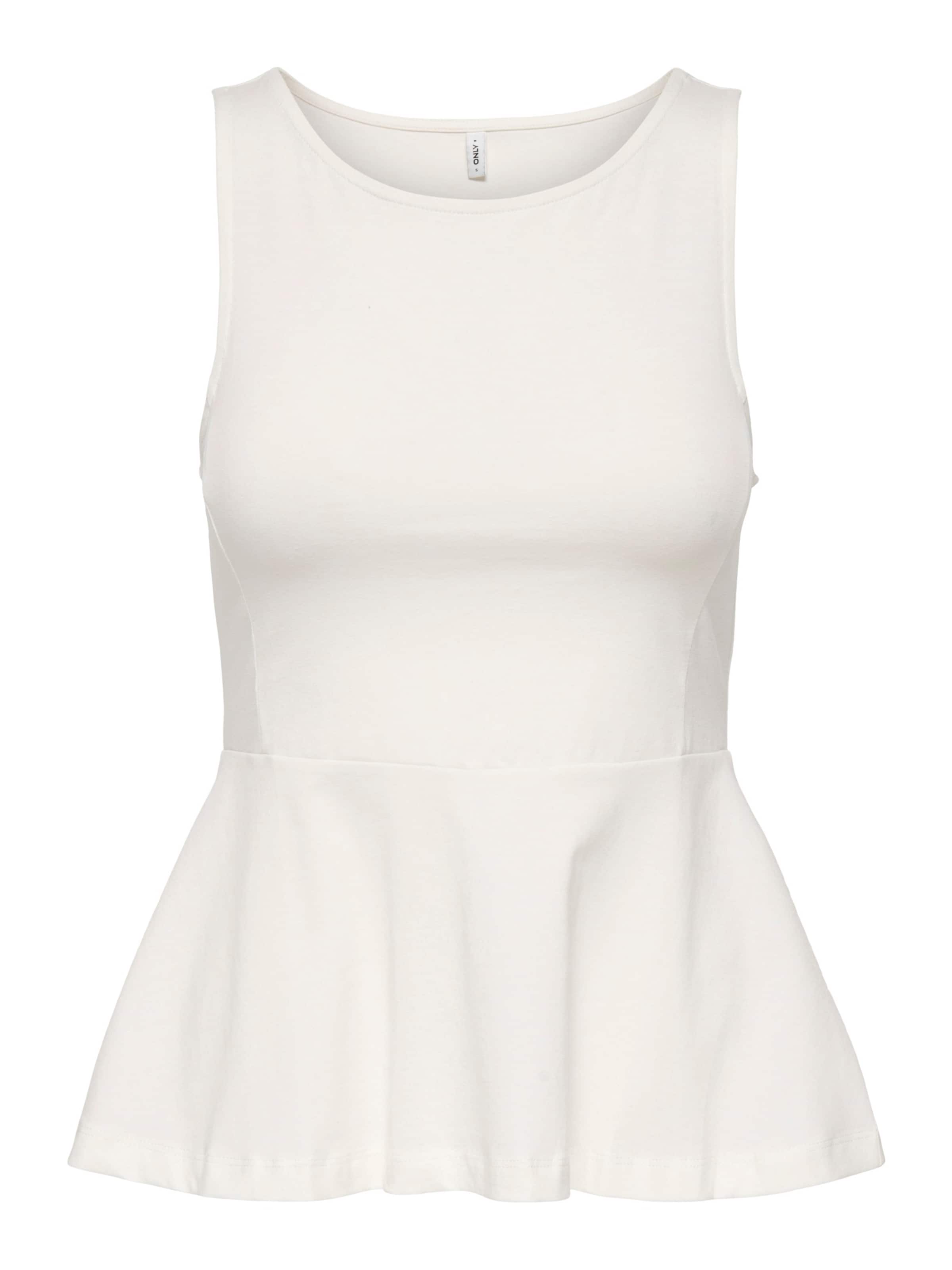 ONLY Overdel 'ONLKISS' i hvid: forside