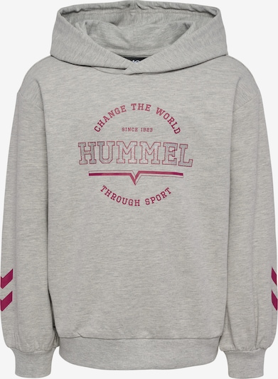 Hummel Sweatshirt 'Elena' in Light grey / Dark pink / Silver, Item view