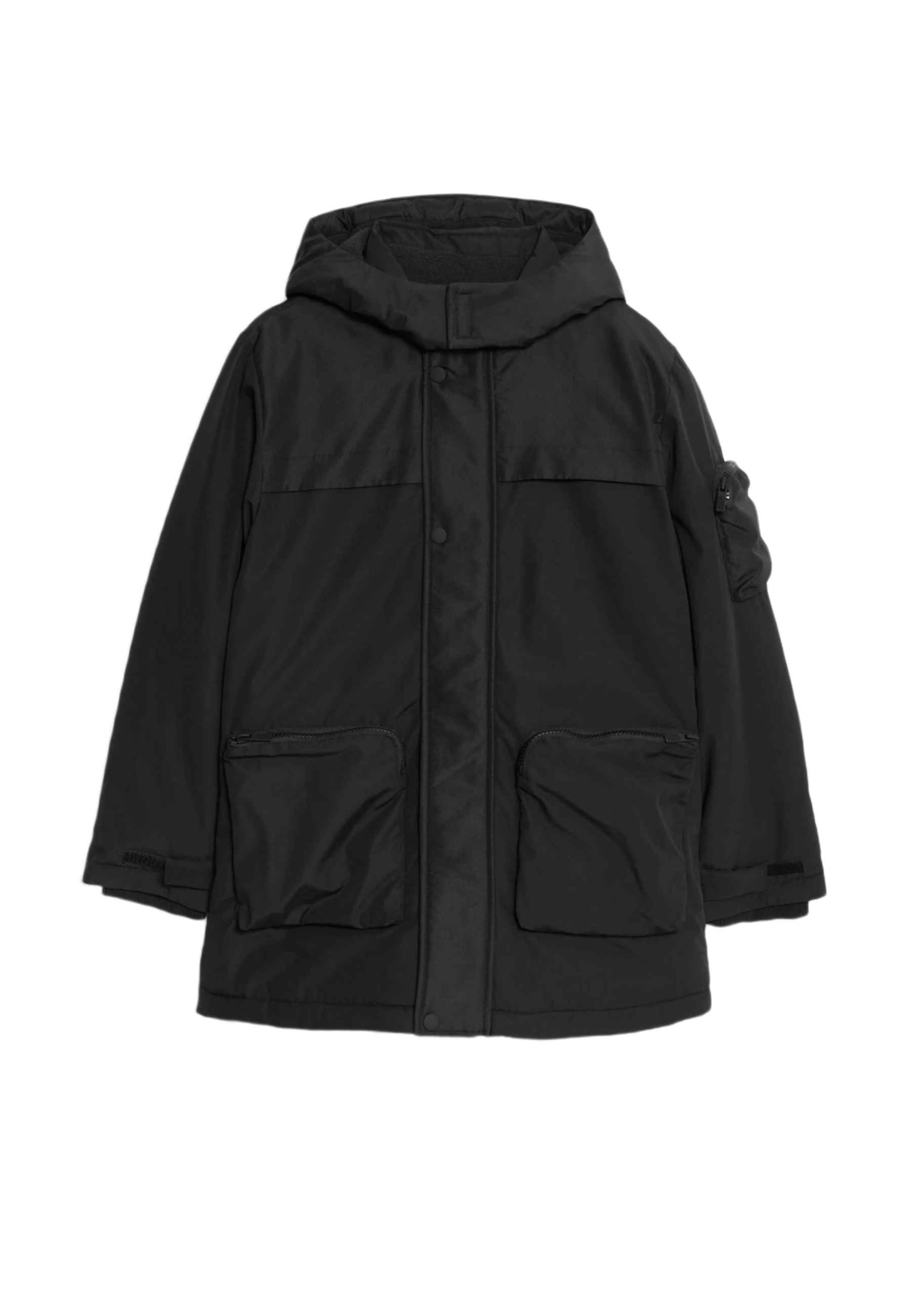Marks & Spencer Parka in Schwarz: Vorderseite