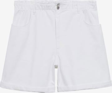 MANGO Shorts in Wit: voorkant