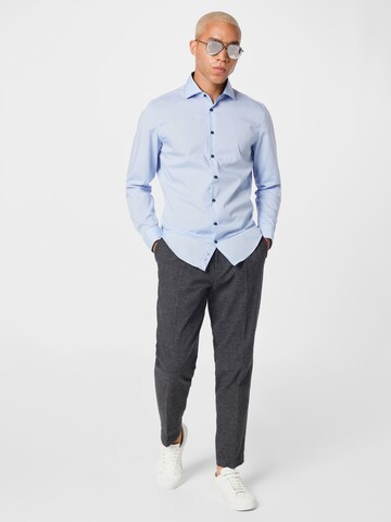 SEIDENSTICKER Slim fit Business Shirt in Blue