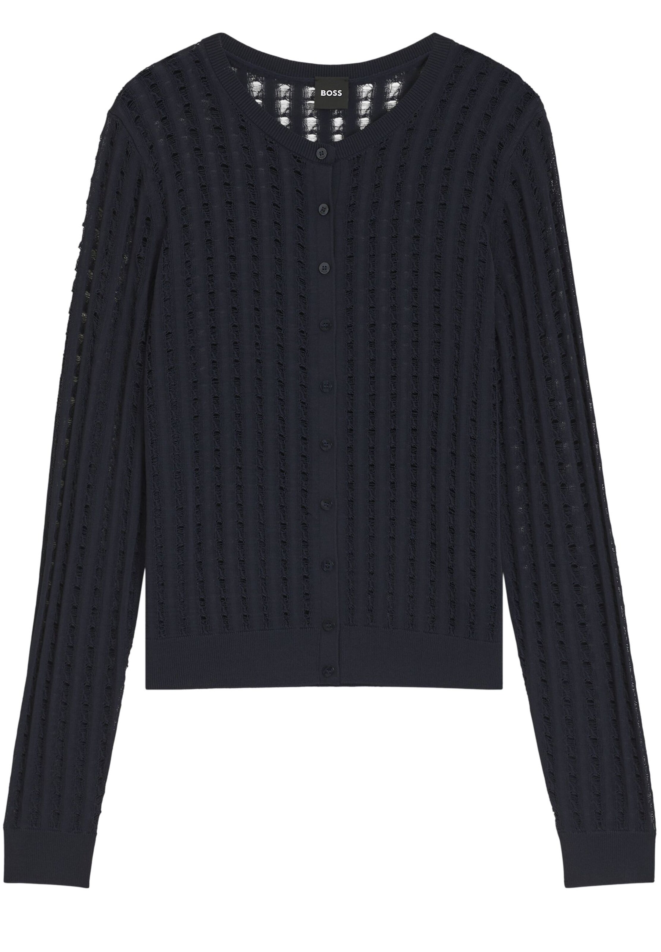 BOSS Knit Cardigan ' Foatoas' in M in Navy, Item view