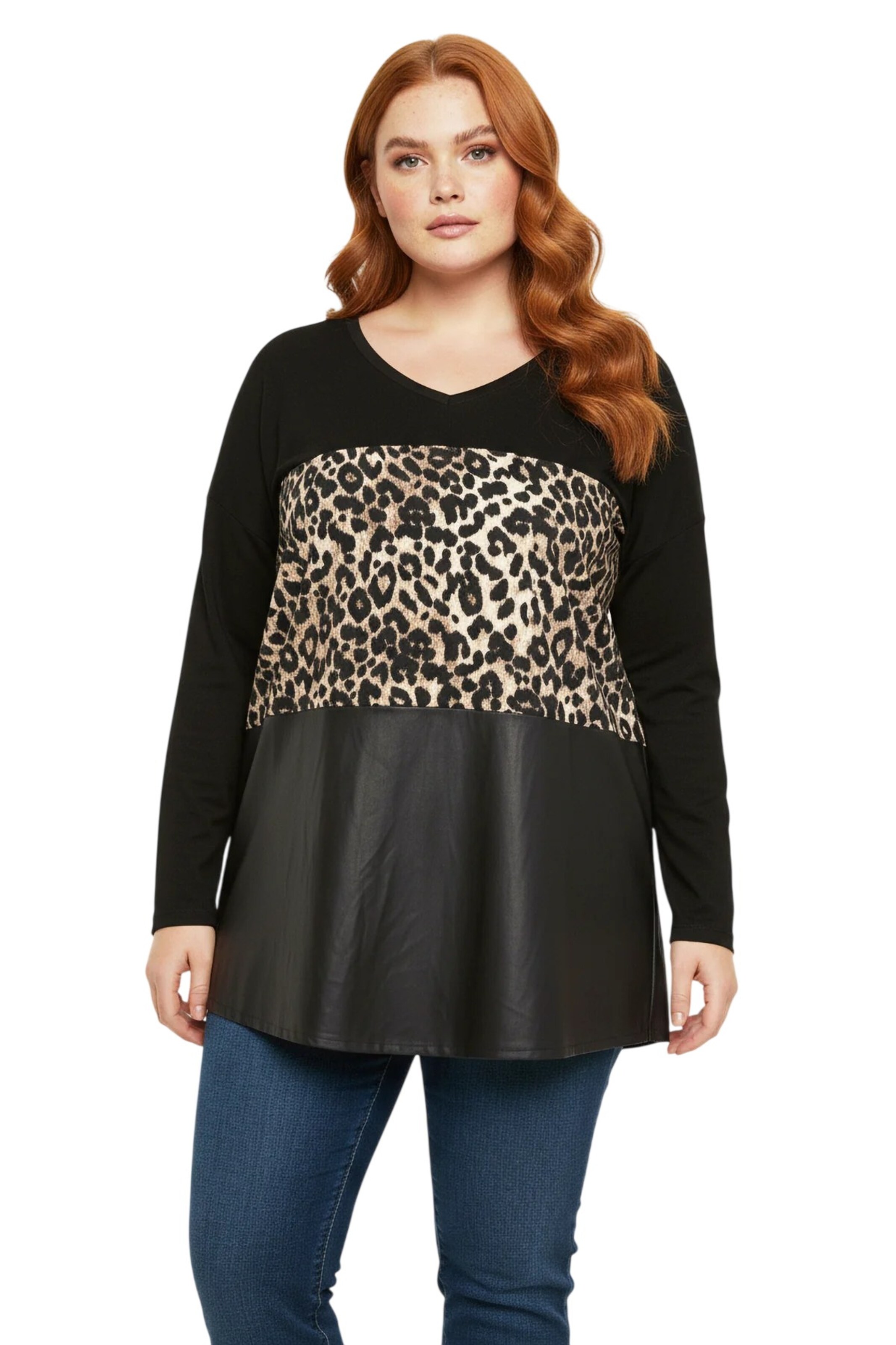 Pull-over Shape Of You en noir : devant