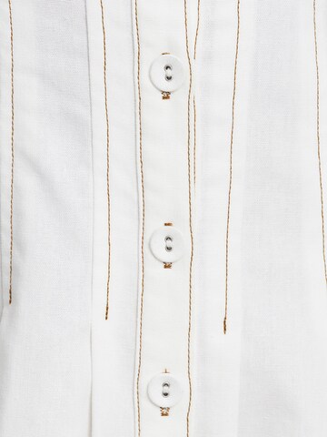 REUX Sukienka koszulowa 'GRAYSEN' w kolorze biały