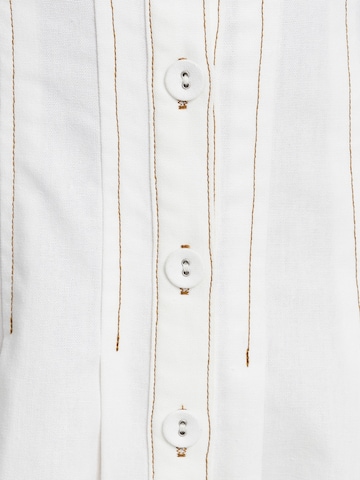 Rochie tip bluză 'GRAYSEN' de la REUX pe alb