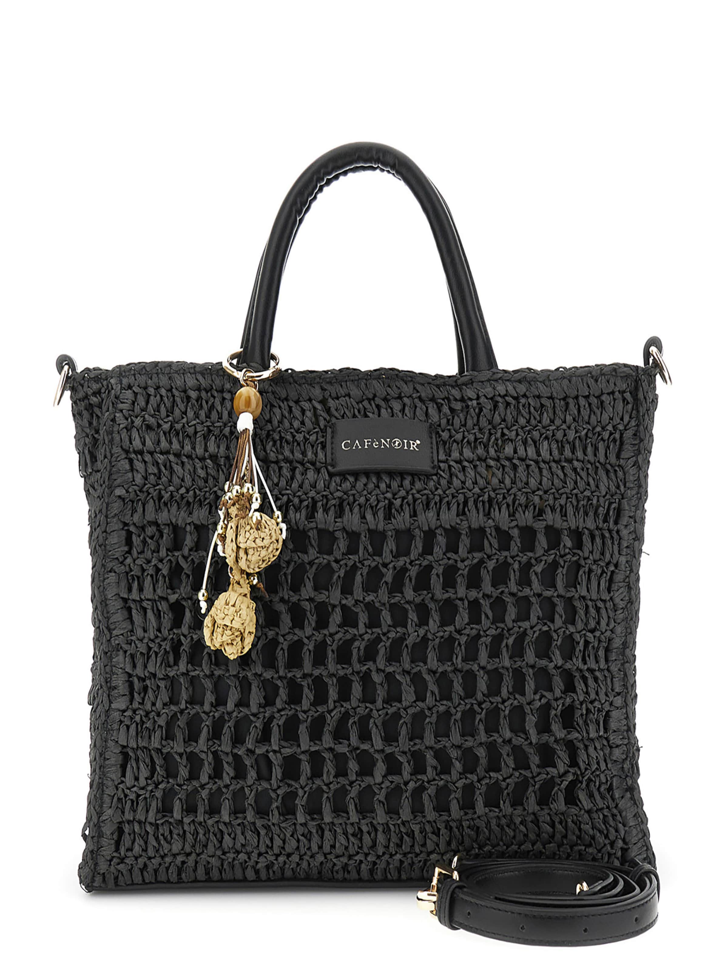 CAFè NOIR Handbag in Black: front