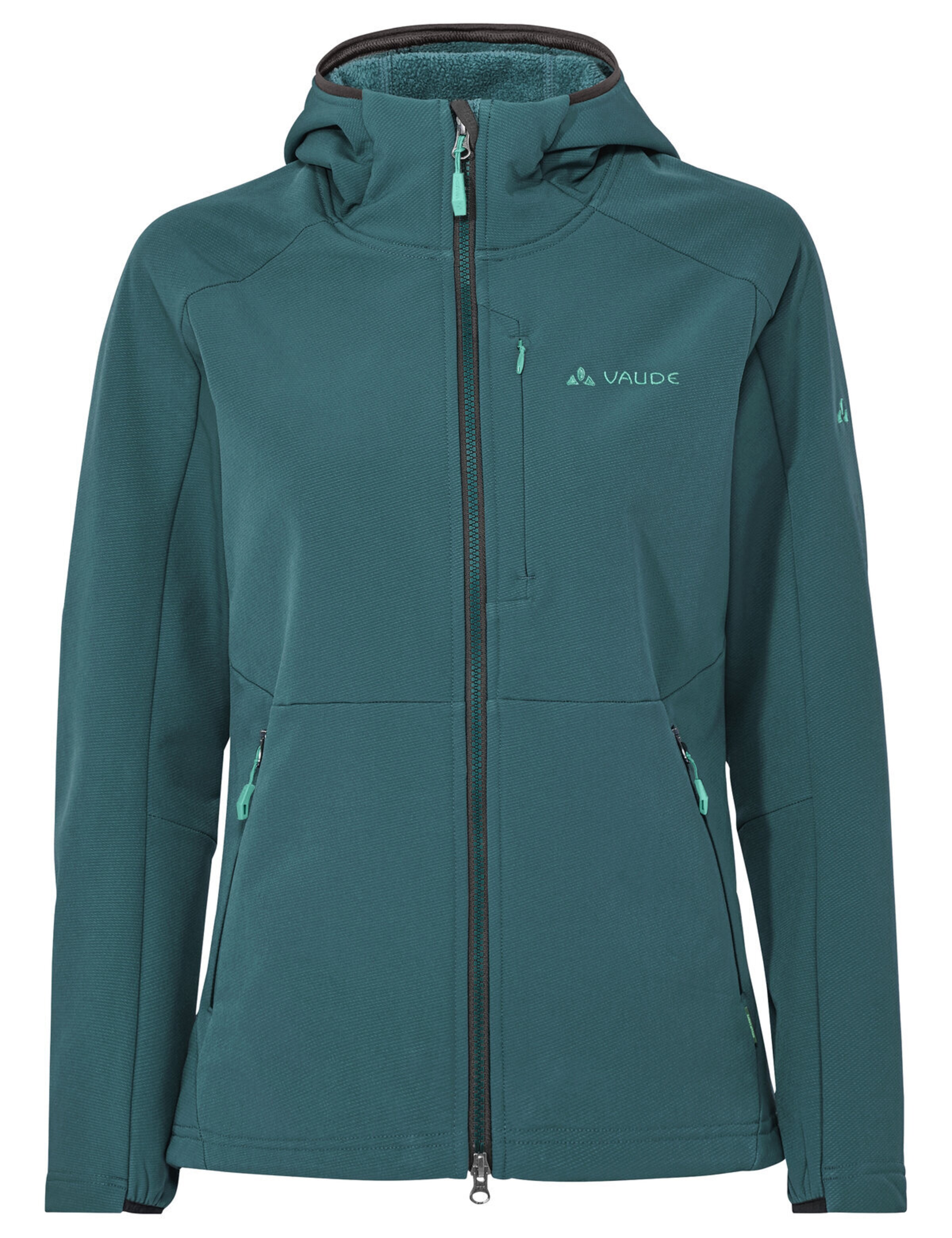 VAUDE Funktionsfleecejacke 'Elope' in Grün: Vorderseite