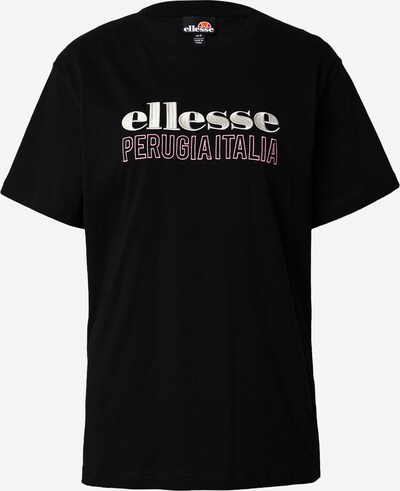 ELLESSE T-shirt 'Casaletto' i ljusrosa / svart / vit, Produktvy