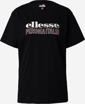 Tricou 'Casaletto' de la ELLESSE pe negru: față