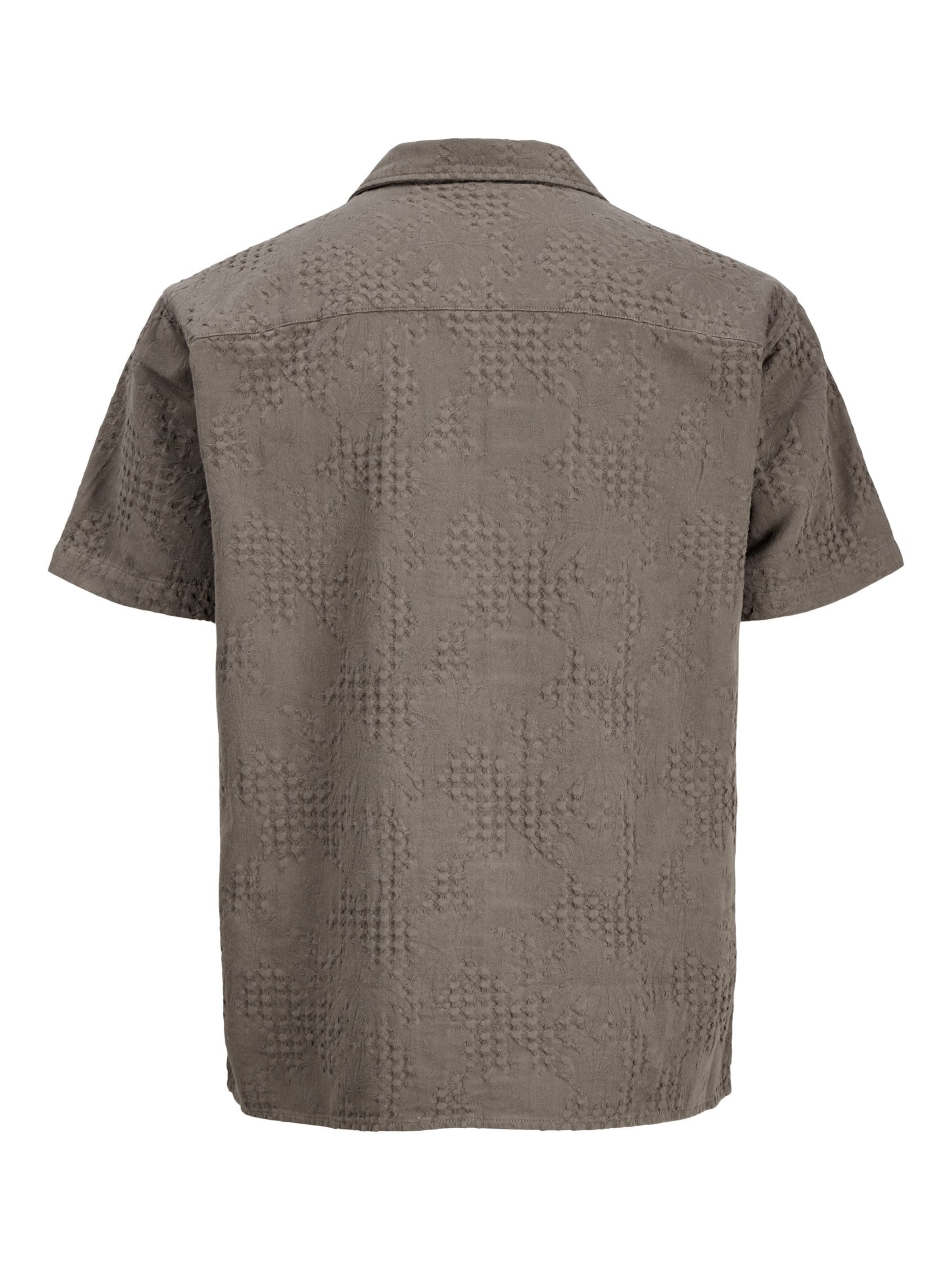 JACK & JONES Comfort fit Button Up Shirt in Green