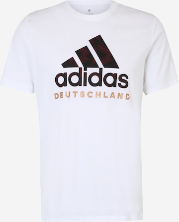 ADIDAS SPORTSWEAR Funkcionalna majica 'Germany Dna Graphic' | bela barva: sprednja stran