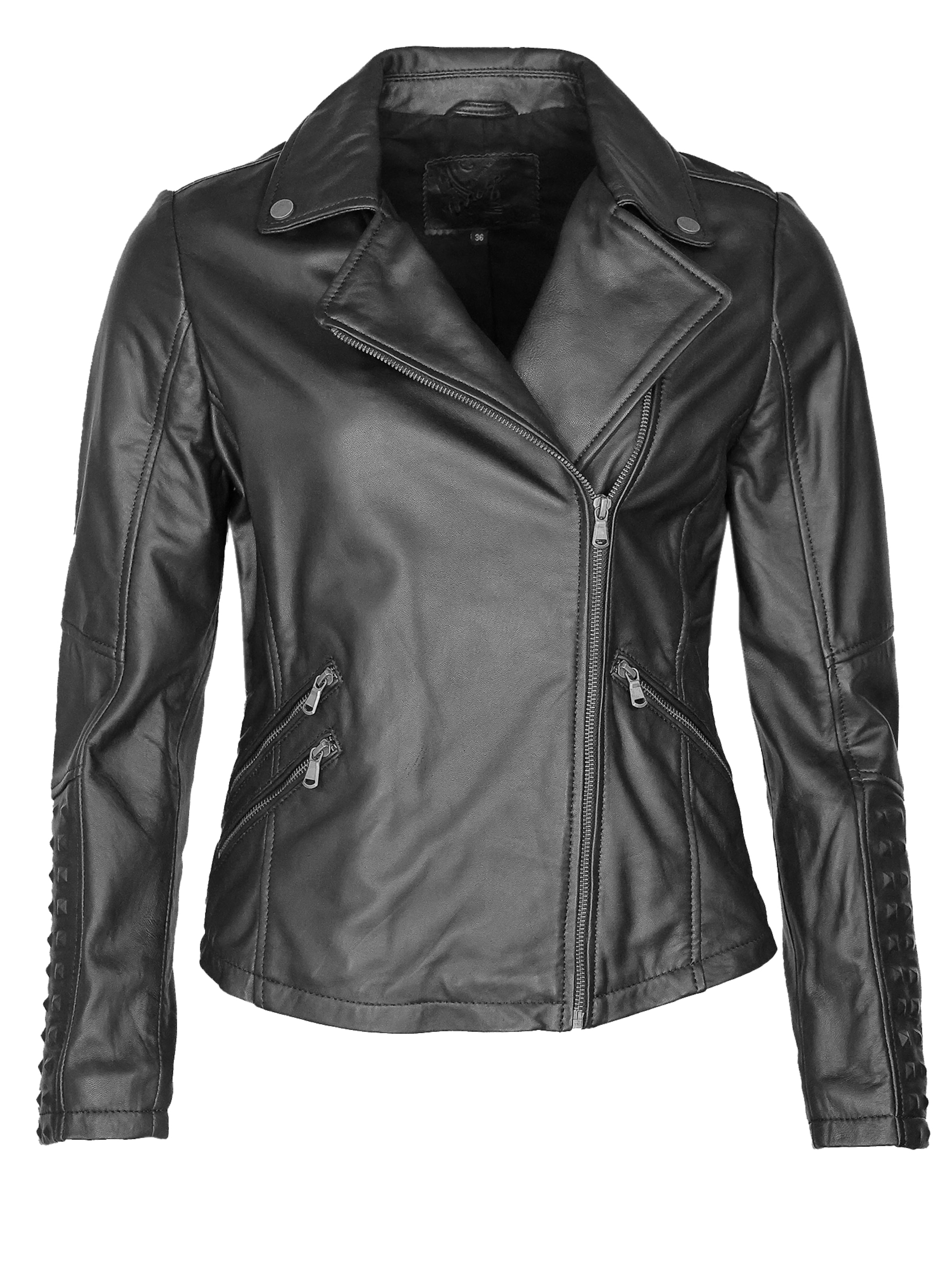 Maze Übergangsjacke in Schwarz: Vorderseite