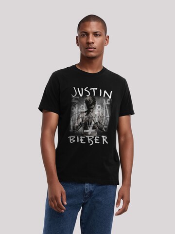 T-Shirt 'Justin Bieber Purpose Album Cover' F4NT4STIC en noir : devant