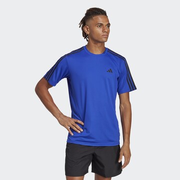 ADIDAS PERFORMANCE Performance Shirt 'Train Essentials' in Blue: front