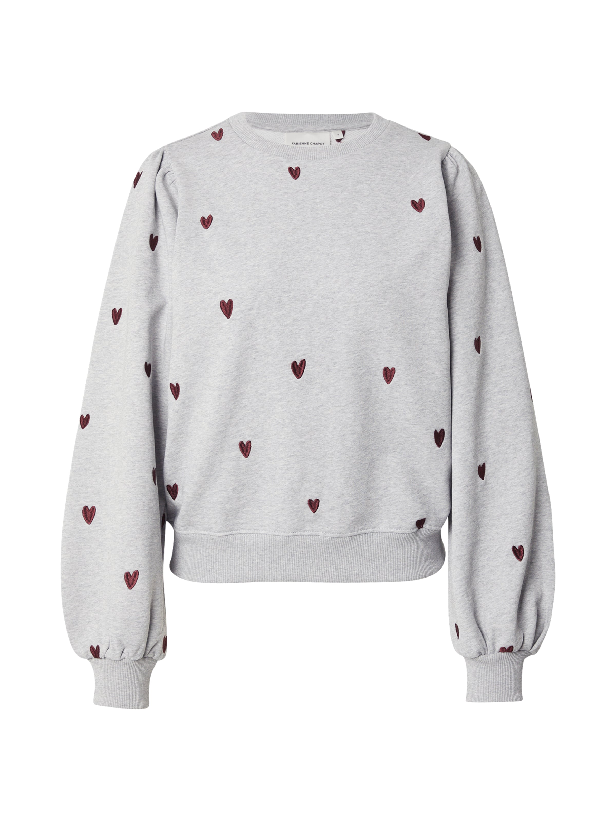 Fabienne Chapot Sweatshirt 'Dina' in Grey: front