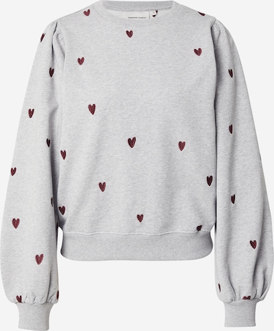 Bluză de molton 'Dina' Fabienne Chapot pe gri / roşu închis, Vizualizare produs