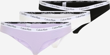 Calvin Klein Underwear Plus Thong in Purple: front