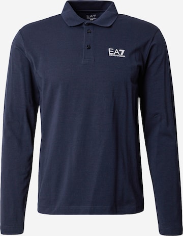 EA7 Emporio Armani Poloshirt in Blau: Vorderseite