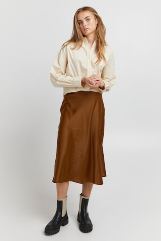 ICHI Skirt 'XENDRA' in Brown
