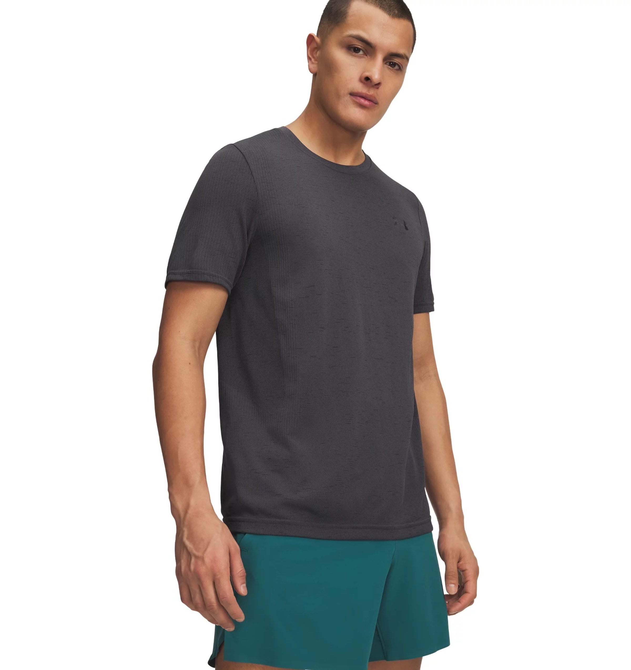 UNDER ARMOUR Trainingsshirt in Grau: Vorderseite
