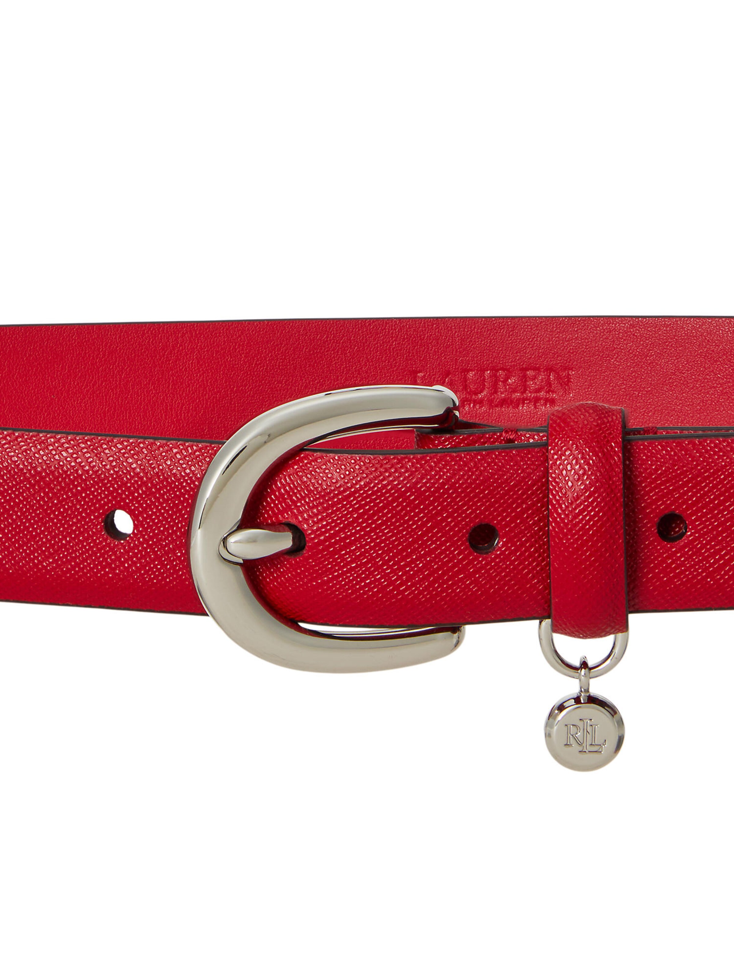 Lauren Ralph Lauren Belt 'Charm' in Red