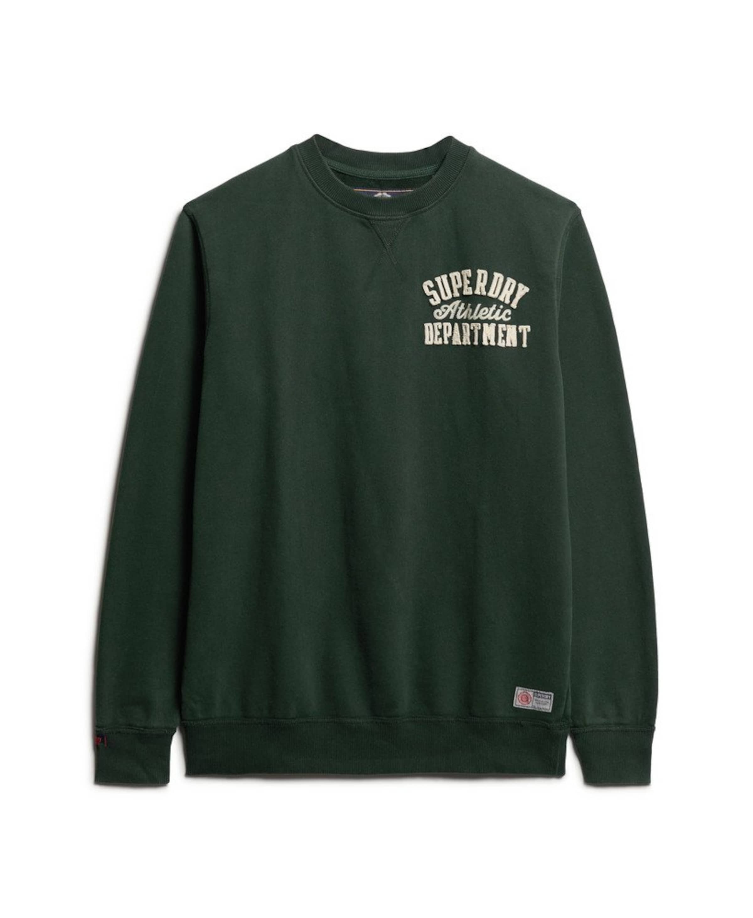 Superdry & Co Sweatshirt 'VINTAGE ATHLETIC' in Grün: Vorderseite