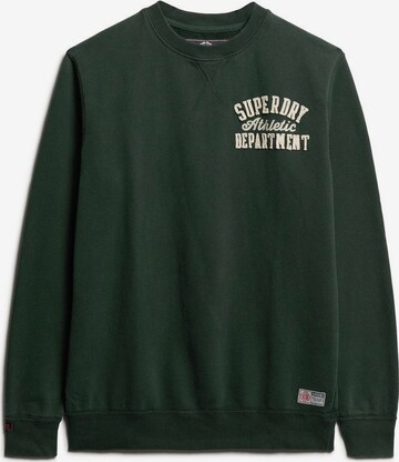 Sweat-shirt Superdry en vert : devant