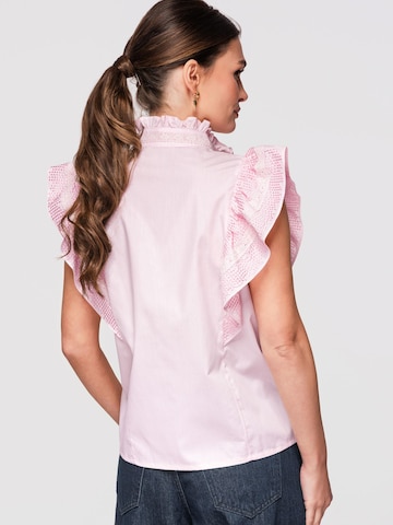 Ombre Blouse in Roze