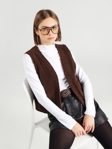 Hailys Vest 'Te44da' in Brown: front