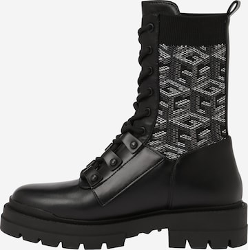 Bottines à lacets 'Odalis' GUESS en noir