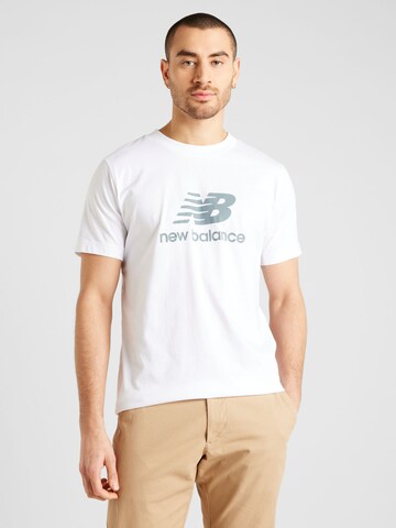 new balance - Camisa em branco: frente