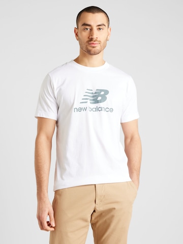 T-Shirt new balance en blanc : devant