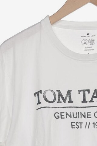 TOM TAILOR DENIM T-Shirt L in Weiß
