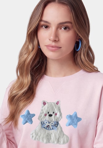 MYMO - Sweatshirt em rosa