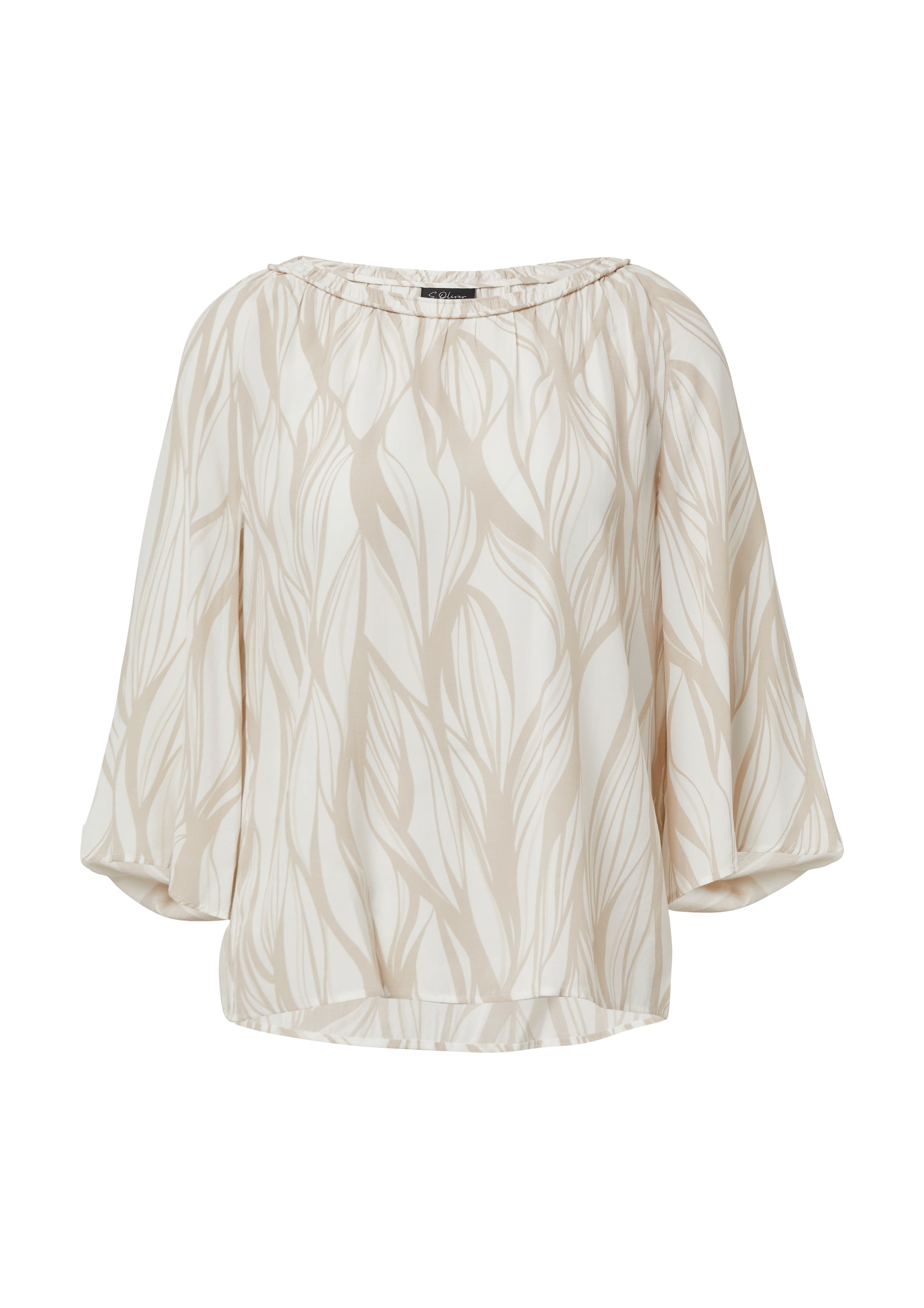 s.Oliver BLACK LABEL Bluse in Beige: Vorderseite