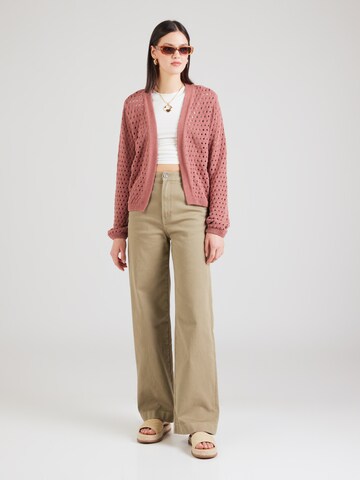 ABOUT YOU Knit cardigan 'Celina' in Pink
