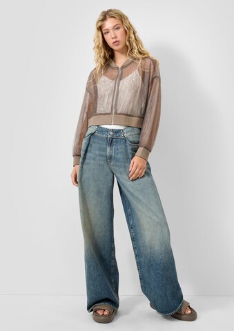 Wide Leg Jean QS en bleu